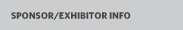 Sponsor & Exhibitor Info